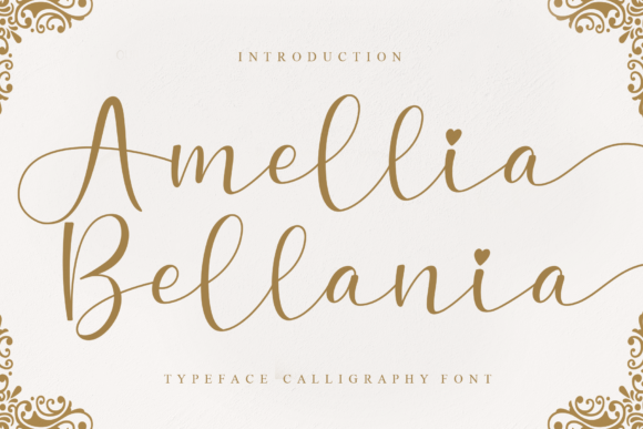 Amellia Bellania: A Handwritten Font for Makers and Designers