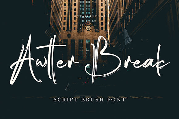 Awtter Break Font Review: A Handwritten Typeface That Elevates Campaign Design