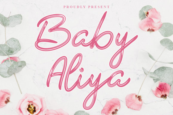 Baby Aliya: A Handwritten Font for Modern Web Design