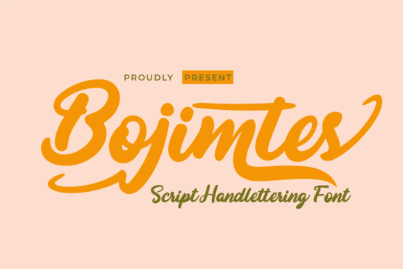 Bojimtes Font: A Bold Handwritten Typeface for Your Brand