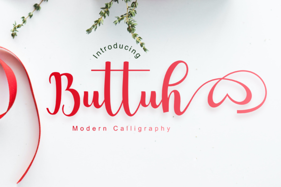 Buttuh: A Handwritten Typeface That Elevates Editorial Design