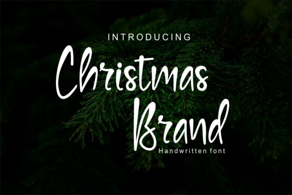 Christmas Brand Font: A Handwritten Touch for Your Holiday Branding