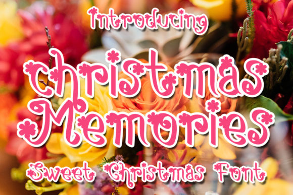 Christmas Memories: A Handwritten Font for Romantic Typography