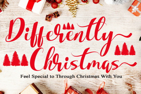 Differently Christmas Font for a Professional Brand Identity