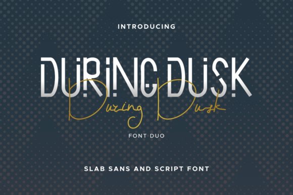 During Dusk: A Script Font with Quiet Elegance