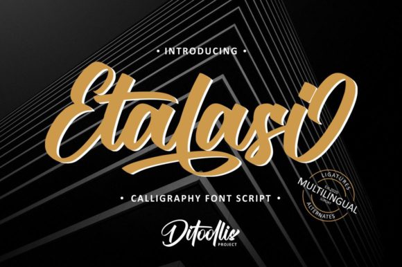 Etalasi: A Bold Handwritten Font for Memorable Branding