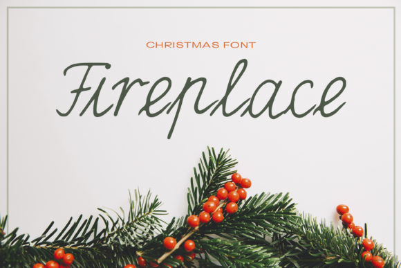 Fireplace: A Handwritten Font for Heartfelt Branding