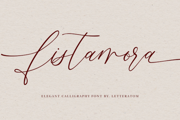 Fistamora Font: A Luxurious Handwritten Typeface for Digital Design
