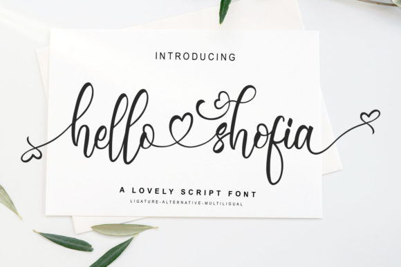 Hello Shofia Font: A Delightful Typeface for Digital Designers