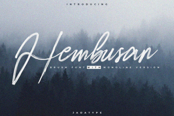 Hembusan Font: Modern Script for a Stronger Brand Identity