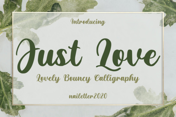 Just Love Font: A Delightful Typeface for Digital Design