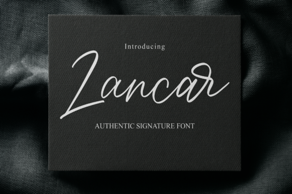 Lancar Font: A Modern Handwriting Typeface for Creative Branding