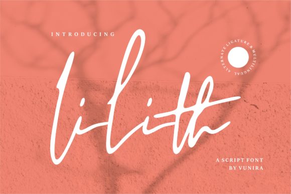 Lilith Font: A Handwritten Typeface That Elevates Brand Design