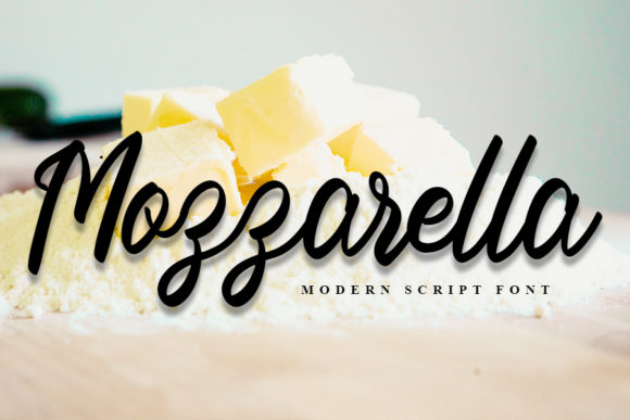 Mozzarella: A Delightful Handwritten Font for Makers and Sellers