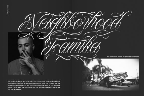 Neighborhood Font: A Joyful Handwritten Typeface for Web Design