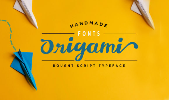 Origami: A Script Font with Delicate Charm