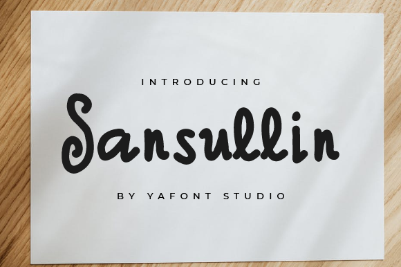 Sansullin: A Handwritten Typeface That Elevates Digital Branding