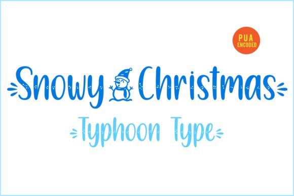 Snowy Christmas Font: A Handwritten Typeface for Holiday Web Design