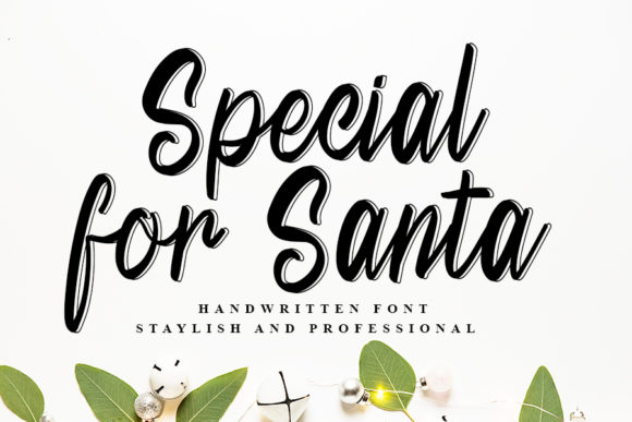 Special for Santa: A Handwritten Typeface for Editorial Magic