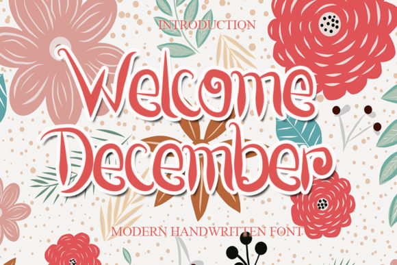 Welcome December Font: A Web Designer’s Delightful Discovery