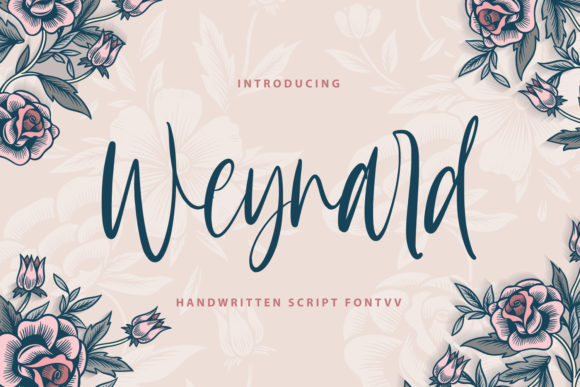 Weynard Font: A Modern Handwritten Typeface for Editorial Design