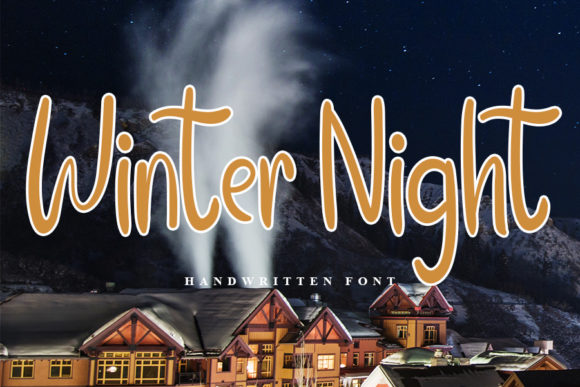 Winter Night Font Review: A Charming Typeface for Campaign Design