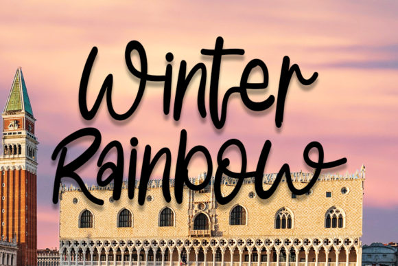 Winter Rainbow Font: A Script Typeface That Elevates Web Design